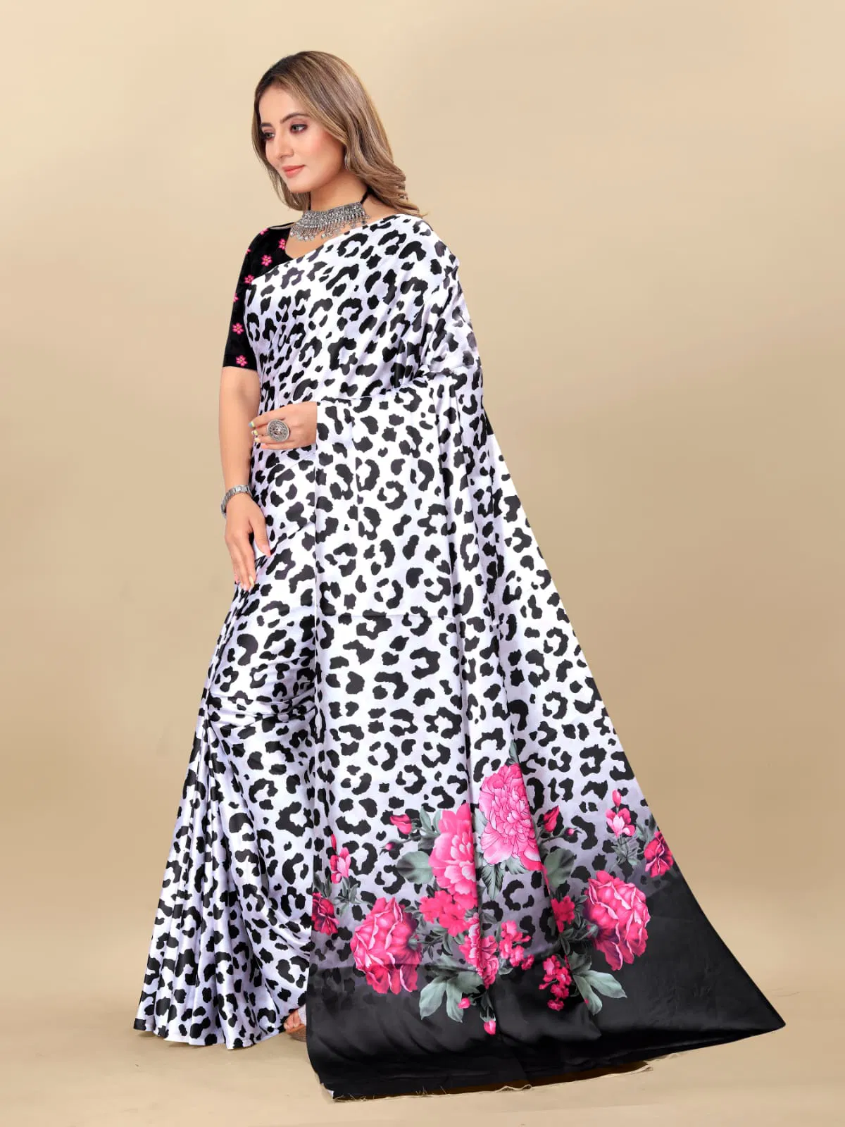 Shree Radha Raman Trendz Japan Crepe Digital Printed Saree Catalog